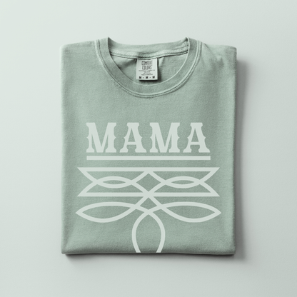 Mama Tee | Boot Stitch Text | T-shirt