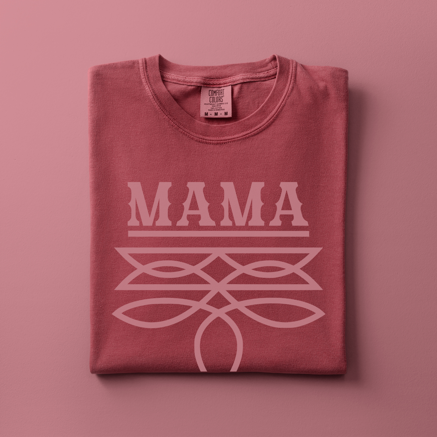 Mama Tee | Boot Stitch Text | T-shirt