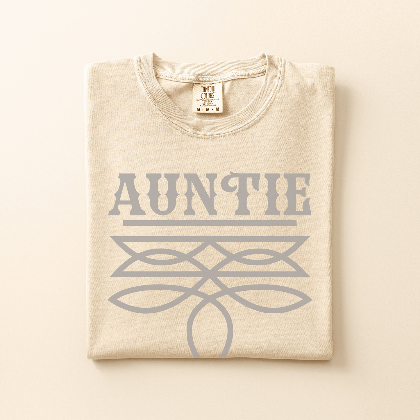 Auntie Tee | Boot Stitch Text | T-shirt