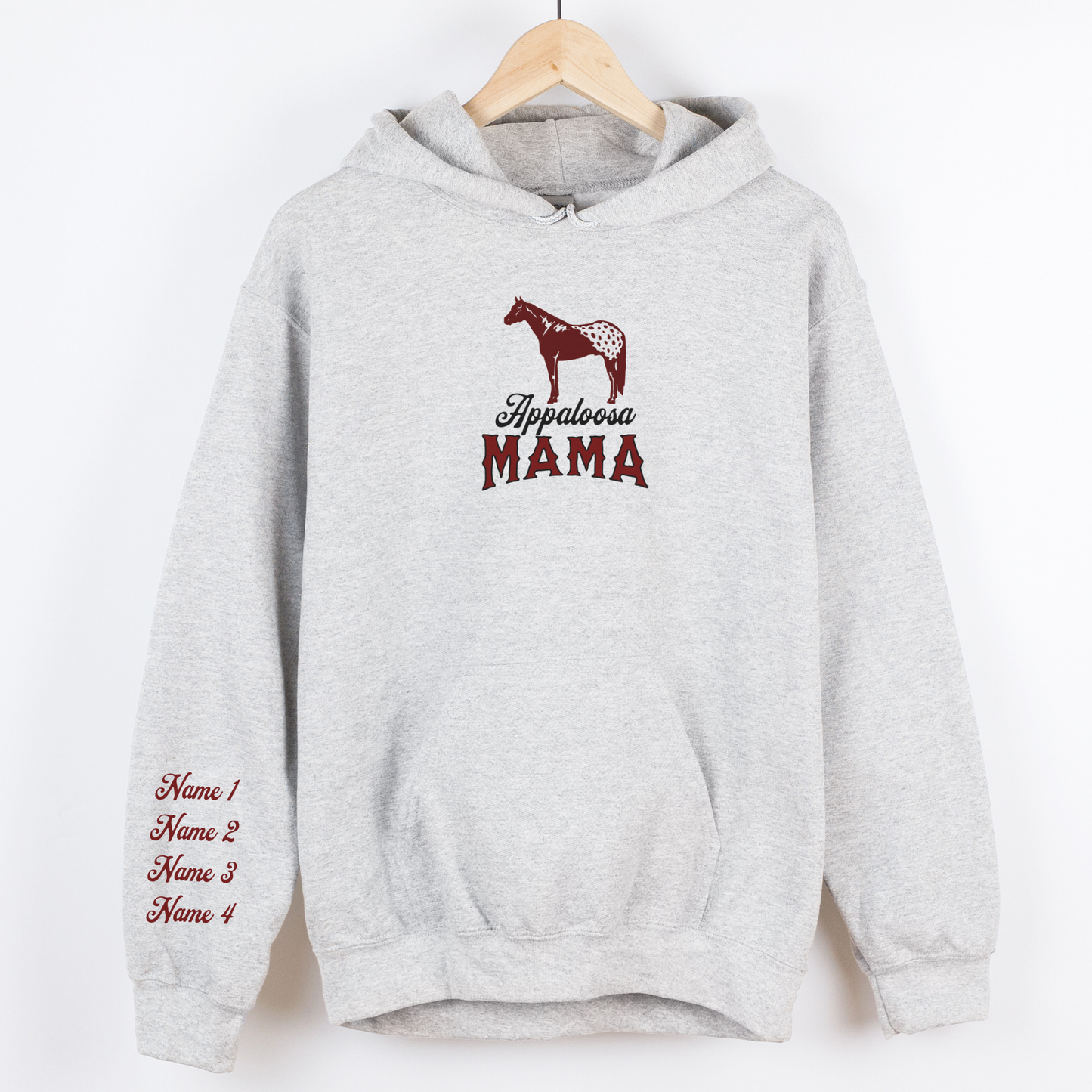 Custom Appaloosa Mama Hoodie | Horse Breed Apparel | Hoodie