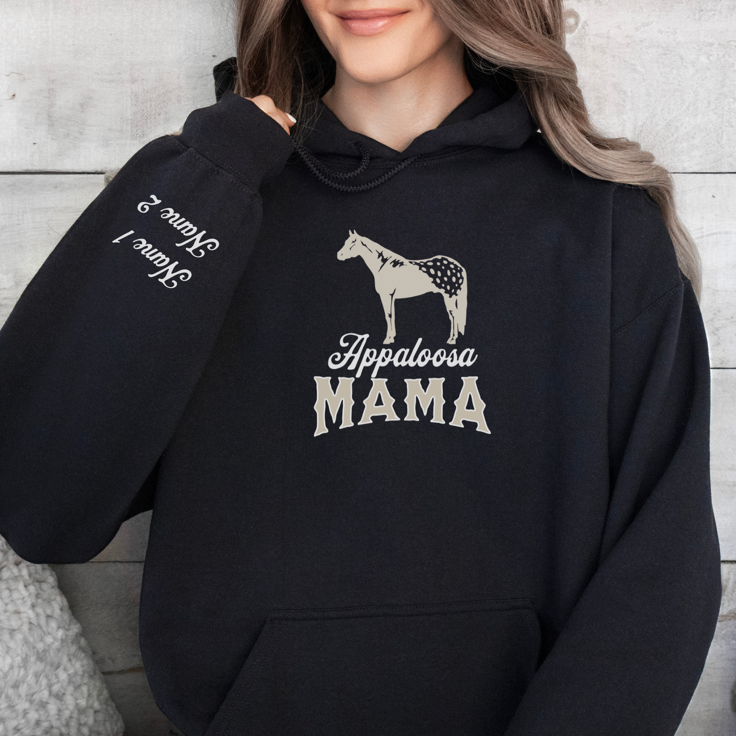 Custom Appaloosa Mama Hoodie | Horse Breed Apparel | Hoodie