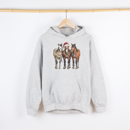 Christmas Horses | Christmas Cowgirl | Hoodie