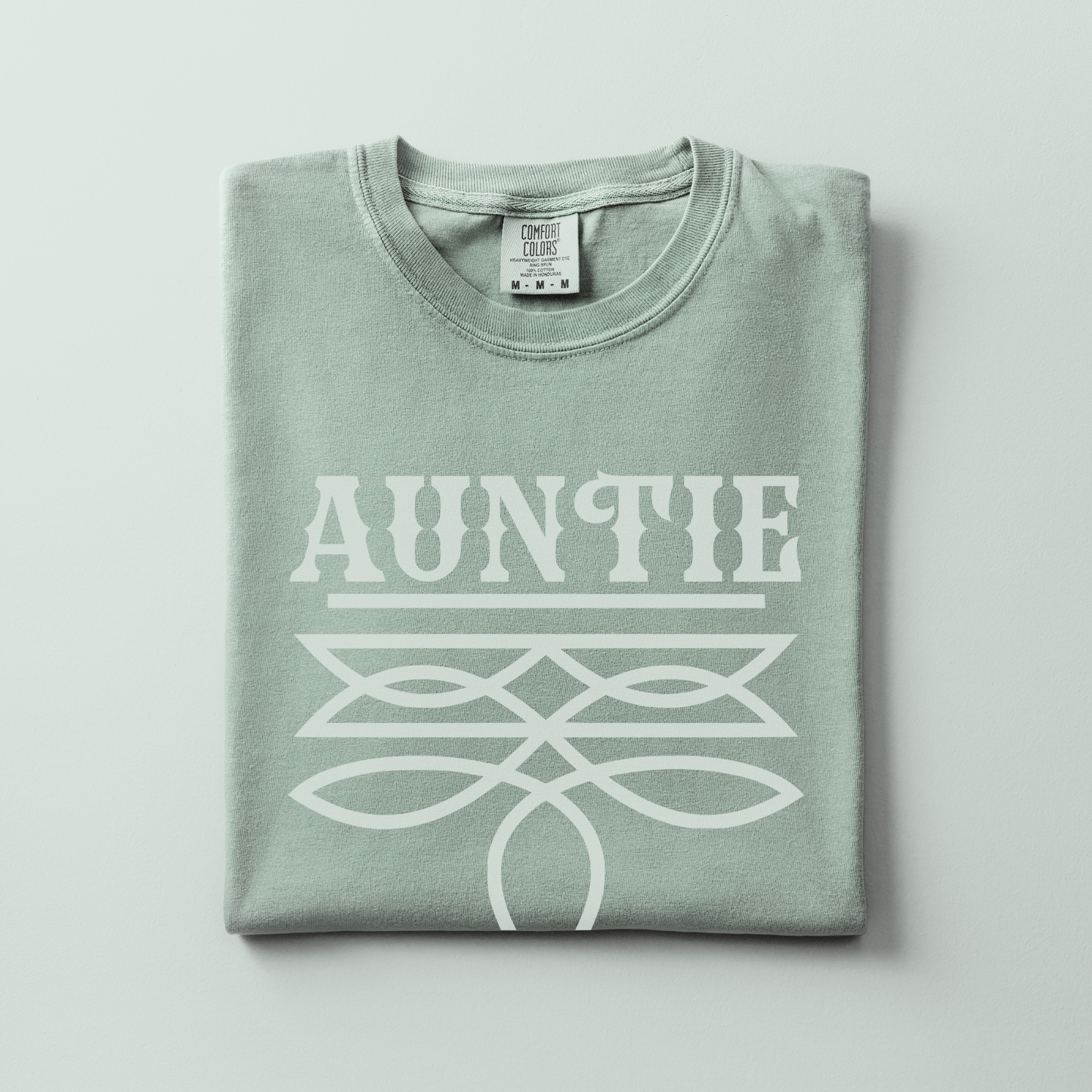 Auntie Tee | Boot Stitch Text | T-shirt