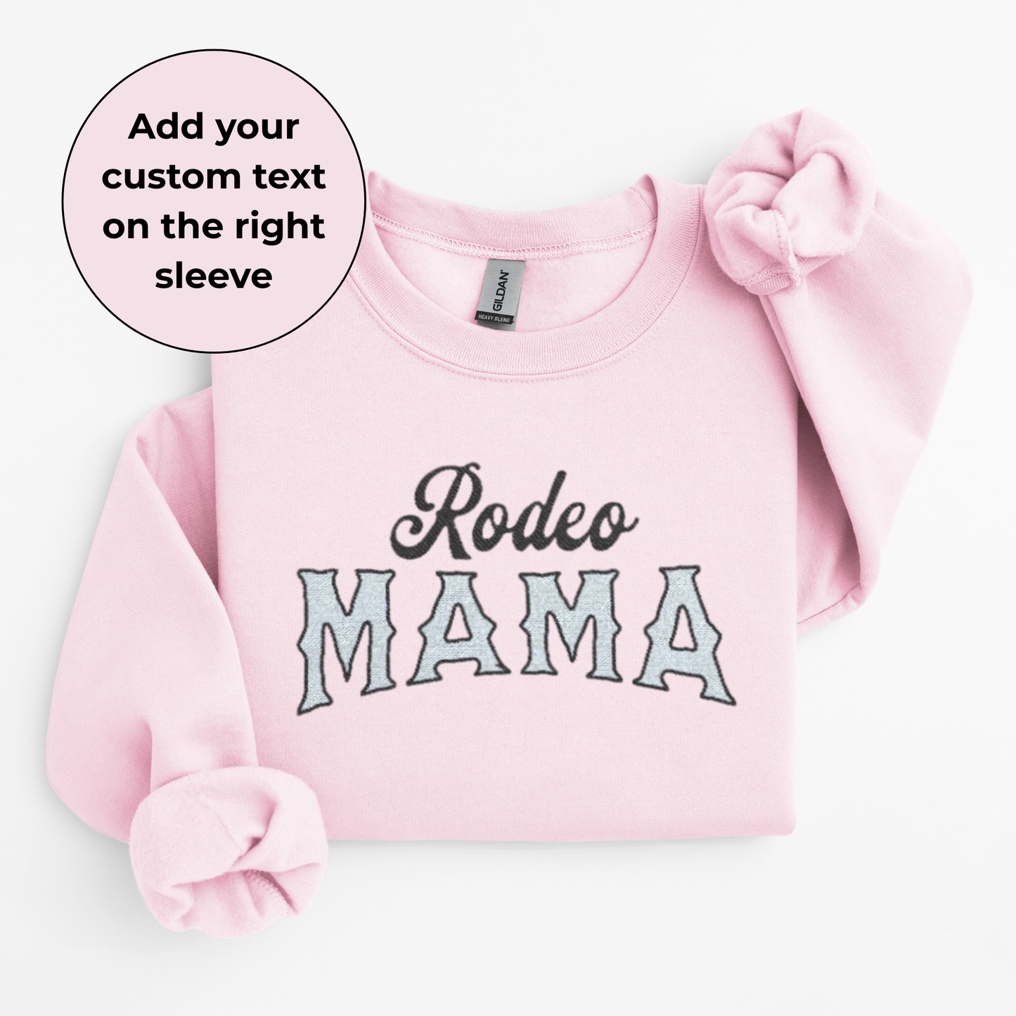 Custom Rodeo Mama Sweater | Embroidered | Sweatshirts