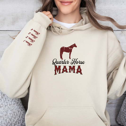 Custom Quarter Mama Hoodie | Horse Breed Apparel | Hoodie