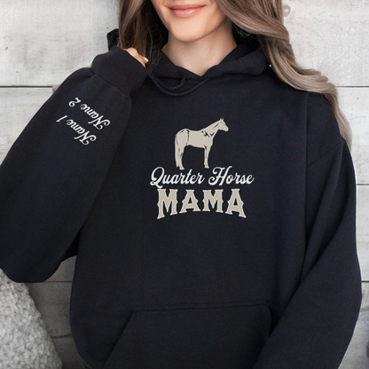 Custom Quarter Mama Hoodie | Horse Breed Apparel | Hoodie