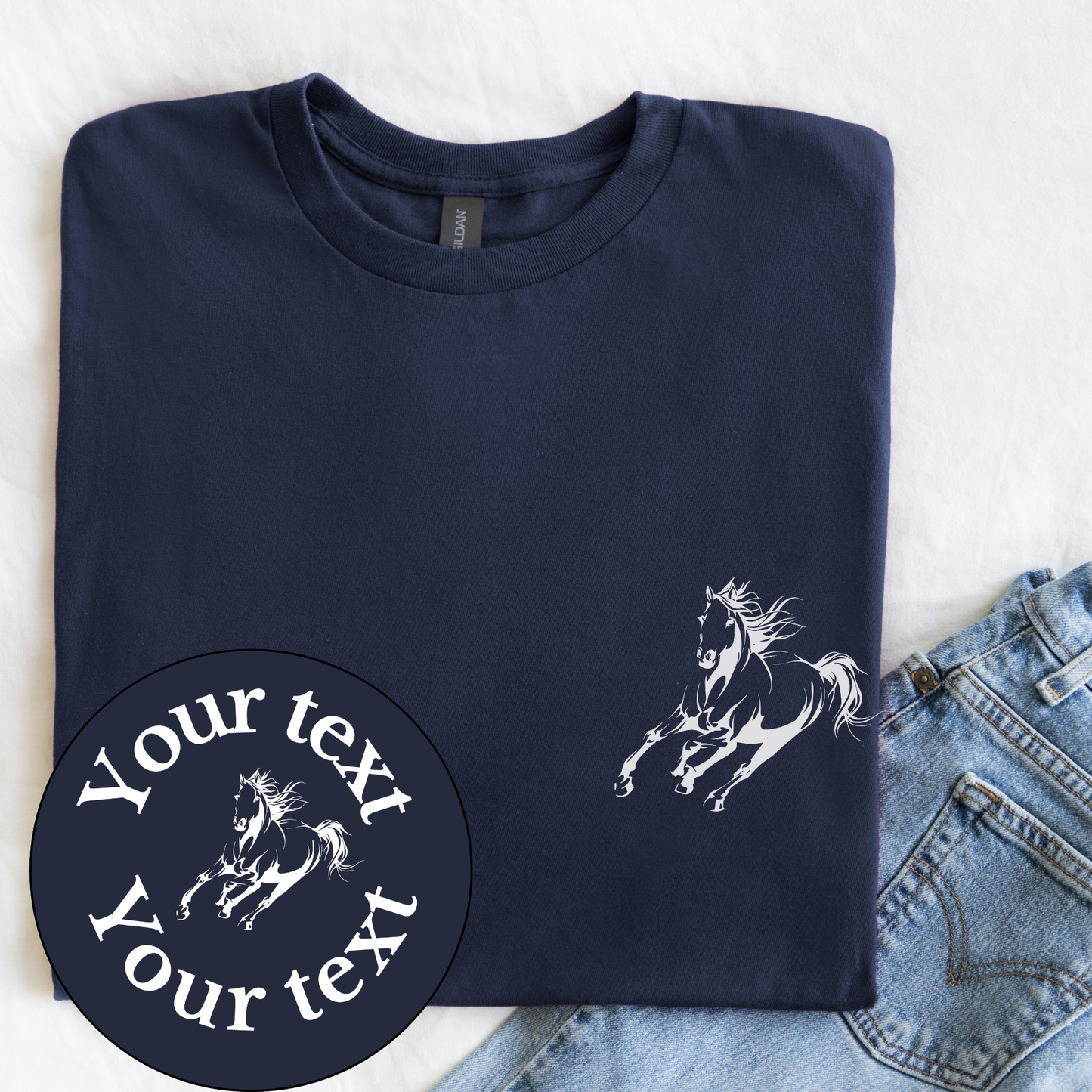 Custom Horse Tee | Personalized Products | T-Shirt
