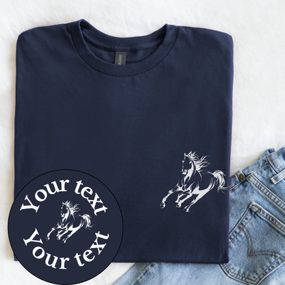 Custom Horse Tee | Personalized Products | T-Shirt