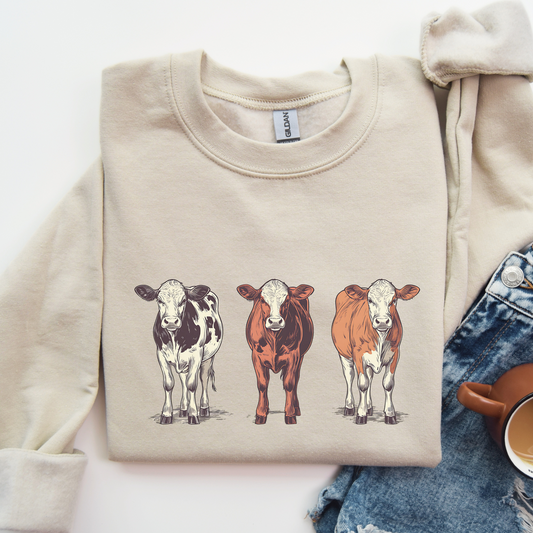 Cows Sweatshirt | Famous Trios | Unisex