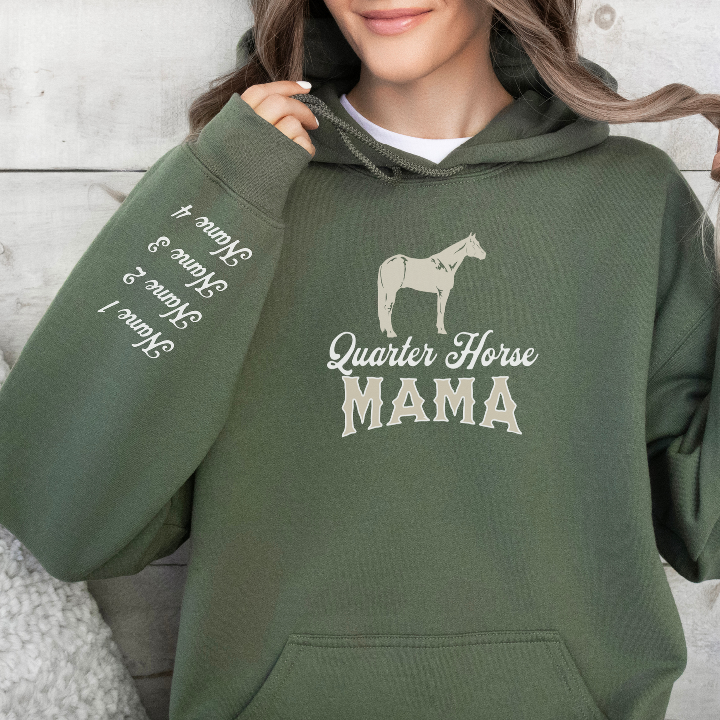 Custom Quarter Mama Hoodie | Horse Breed Apparel | Hoodie