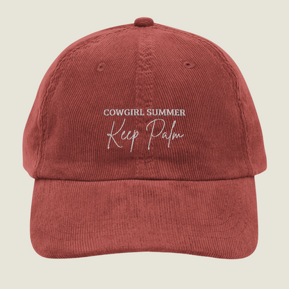 Keep Palm | Vintage Embroidery Cap | Cowgirl Summer