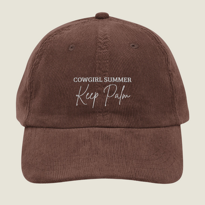 Keep Palm | Vintage Embroidery Cap | Cowgirl Summer