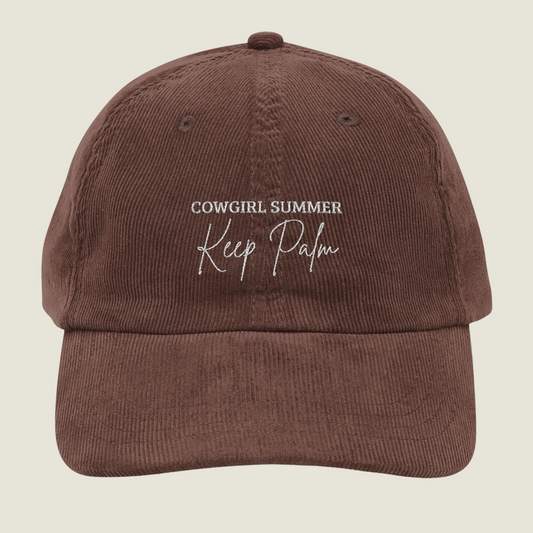 Keep Palm | Vintage Embroidery Cap | Cowgirl Summer