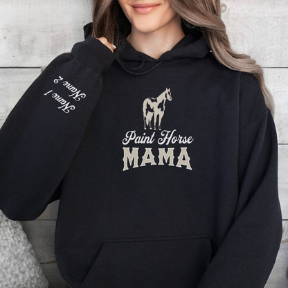 Custom Paint Horse Mama Hoodie | Horse Breed Apparel | Hoodie