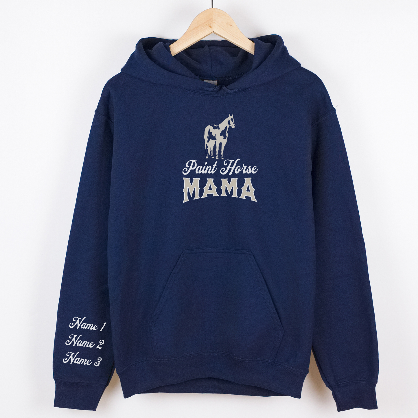 Custom Paint Horse Mama Hoodie | Horse Breed Apparel | Hoodie