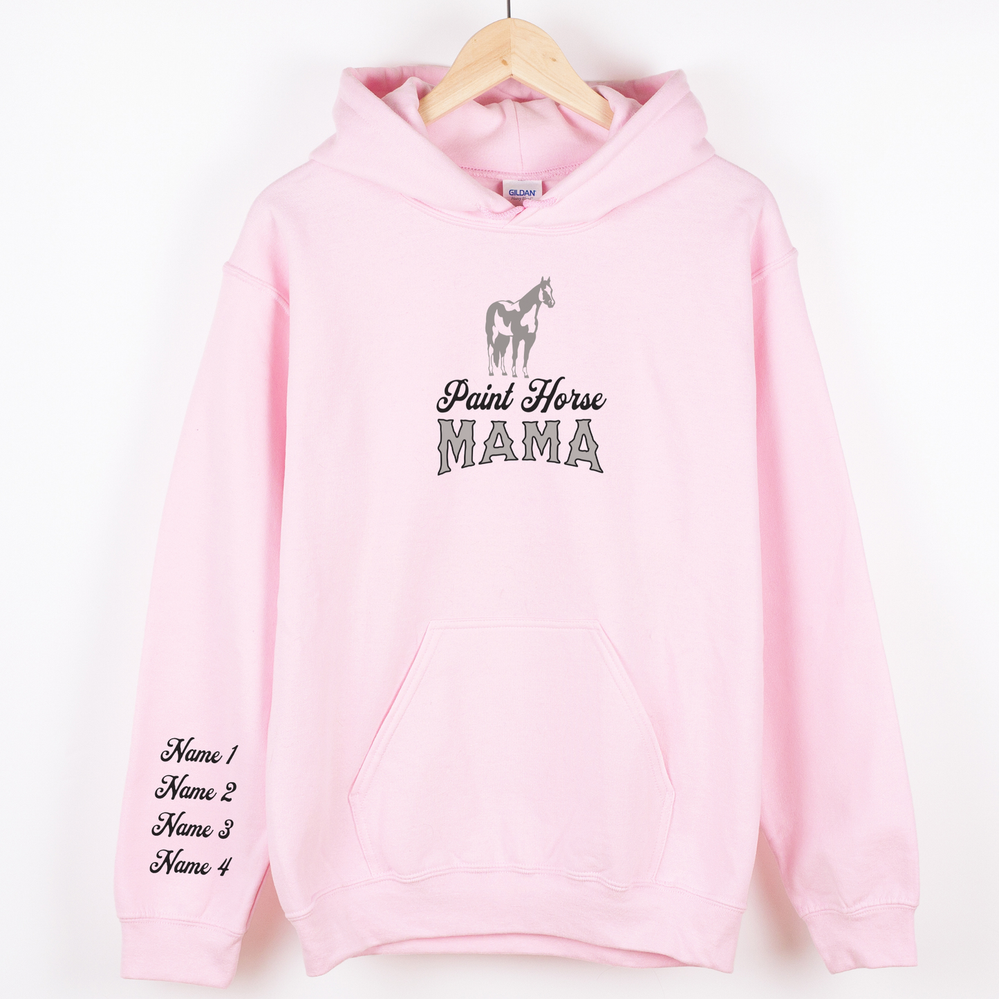 Custom Paint Horse Mama Hoodie | Horse Breed Apparel | Hoodie