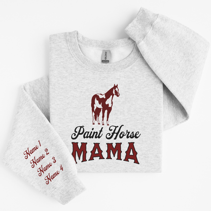 Custom Paint Horse Mama Sweater | Horse Breed Apparel | Sweatshirts