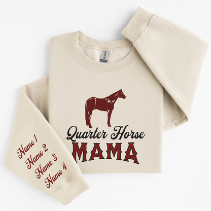 Custom Quarter Mama Sweater | Horse Breed Apparel | Sweatshirts