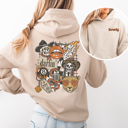 Lets get Rowdy | Hoodie | Wild West Vibes