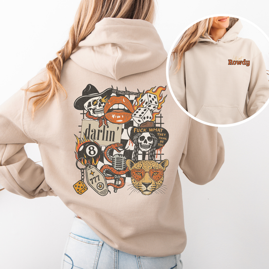 Lets get Rowdy | Hoodie | Wild West Vibes
