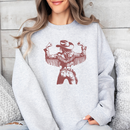Strong Cowgirl Sweatshirt | Vintage Cowgirl | Sweatshirt
