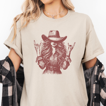 Cowgirl Tee | Vintage Cowgirl | T-shirt