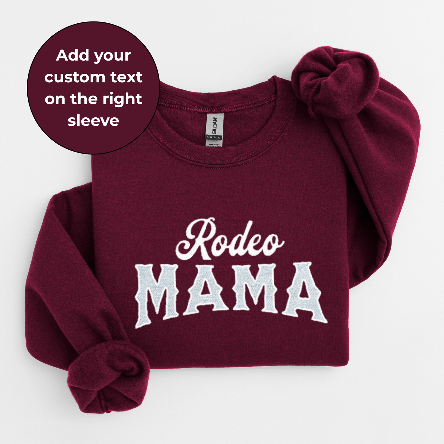 Custom Rodeo Mama Sweater | Embroidered | Sweatshirts