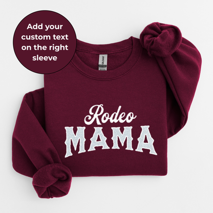 Custom Rodeo Mama Sweater | Embroidered | Sweatshirts