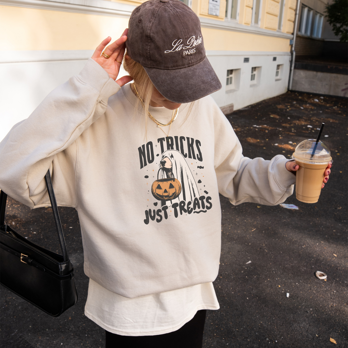No Tricks, Just Treats | Halloween | Sweatshirt