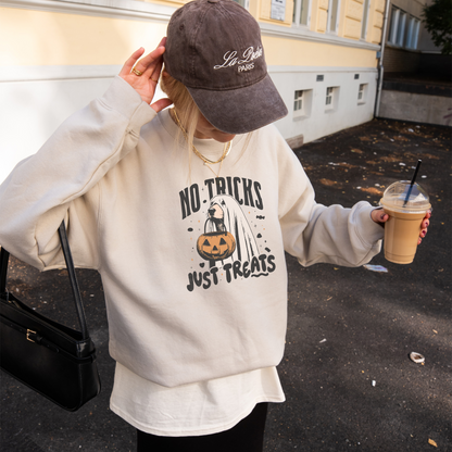 No Tricks, Just Treats | Halloween | Sweatshirt