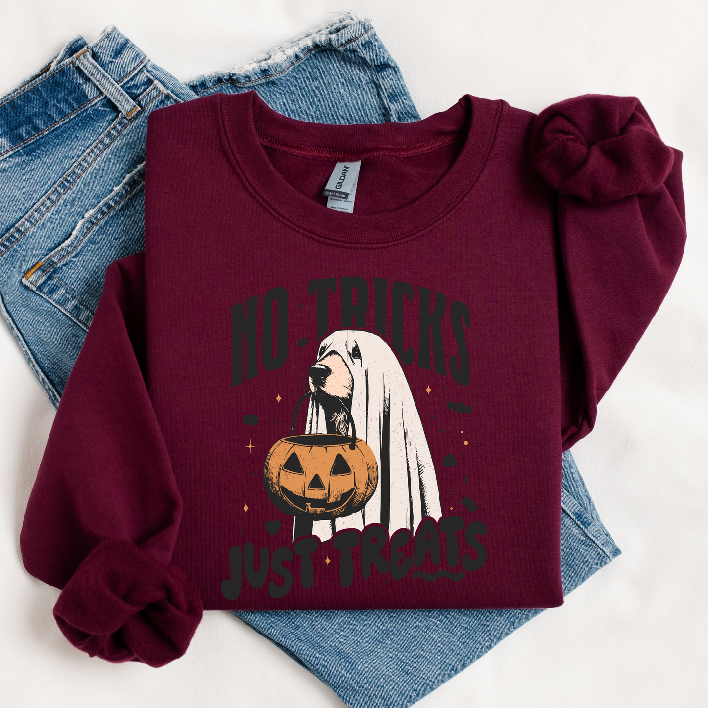 No Tricks, Just Treats | Halloween | Sweatshirt