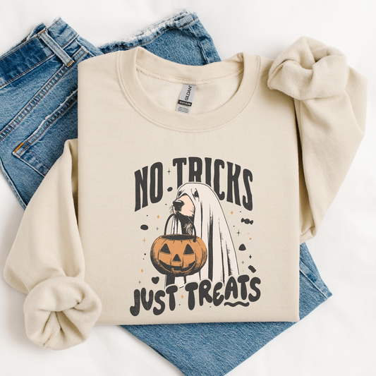 No Tricks, Just Treats | Halloween | Sweatshirt