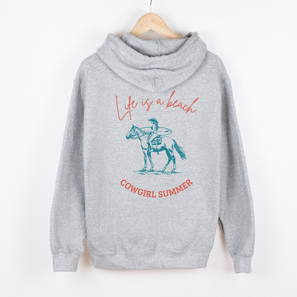 Life is a Beach | Hoodie | Cowgirl Summer