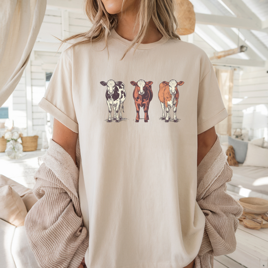 Cows T-shirt | Famous Trios | Unisex