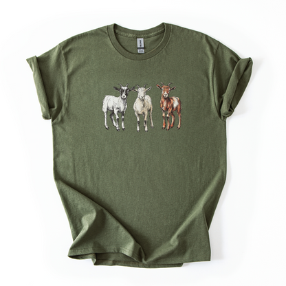 Goats T-shirt | Famous Trios | Unisex