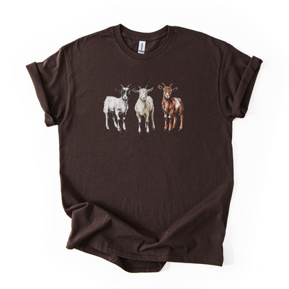 Goats T-shirt | Famous Trios | Unisex