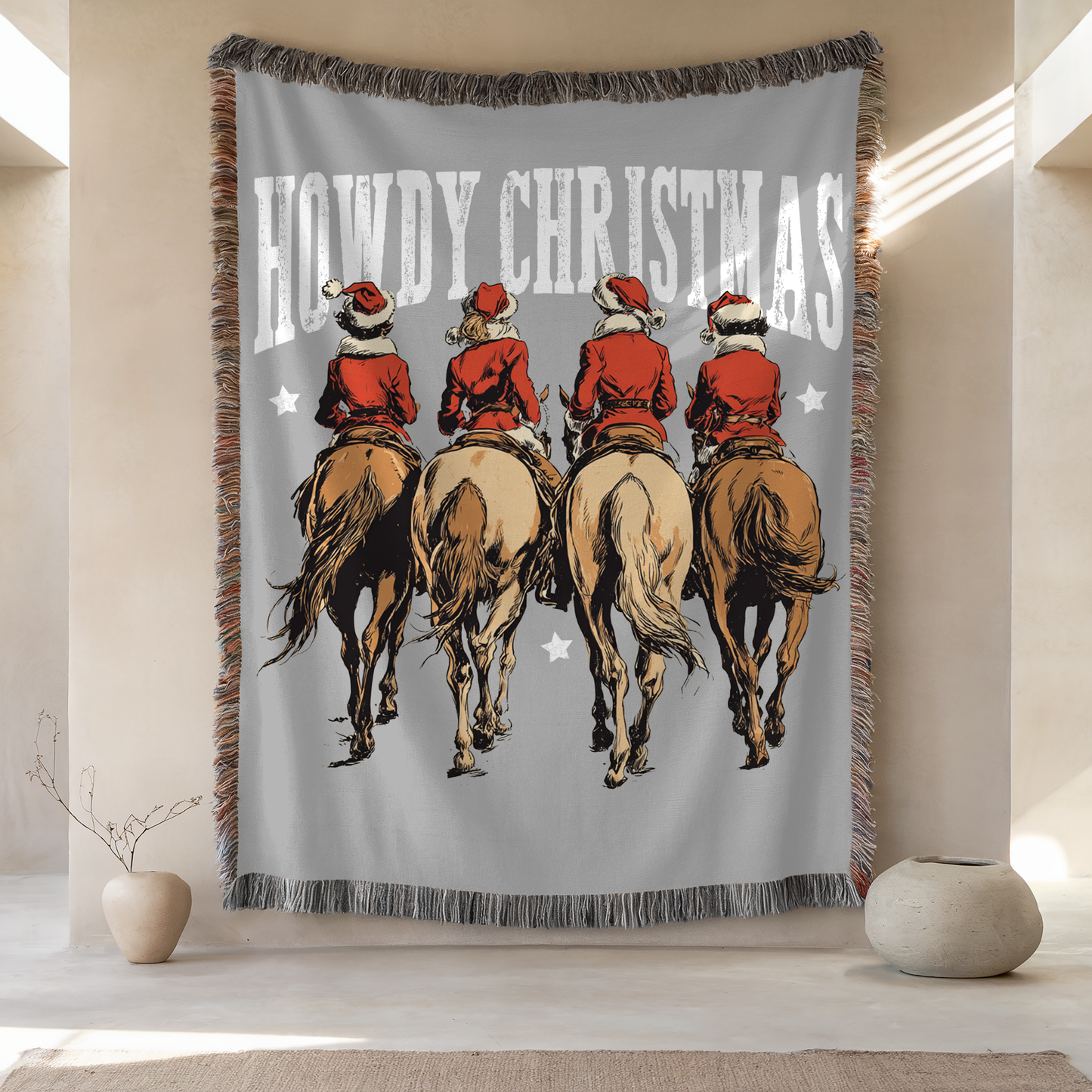 Woven Blanket | Howdy Christmas! | 50'' x 60''