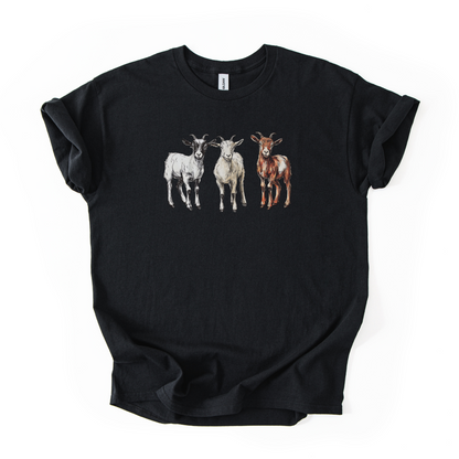 Goats T-shirt | Famous Trios | Unisex