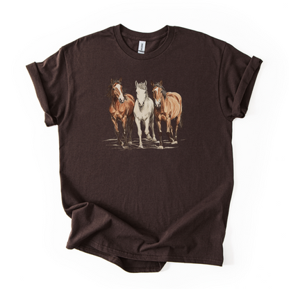 Wild Horses T-shirt | Famous Trios | Unisex