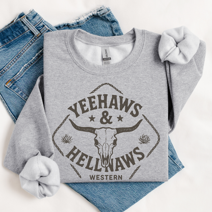 Yeehaws & Hellnaws | Vintage Cowgirl | Sweatshirt