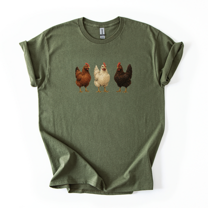 Chickens T-shirt | Famous Trios | Unisex
