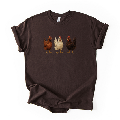 Chickens T-shirt | Famous Trios | Unisex